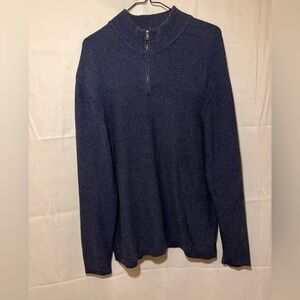 Dry Goods Men's Navy Zip-Up Sweater